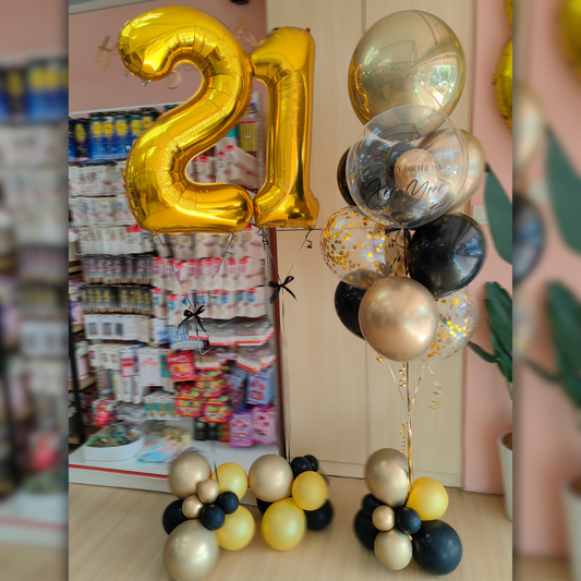 21ST BLACK AND GOLD THEME